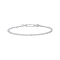 Gecko Jewellery Sterling Silver Baguette Tennis Bracelet | Diamonfire