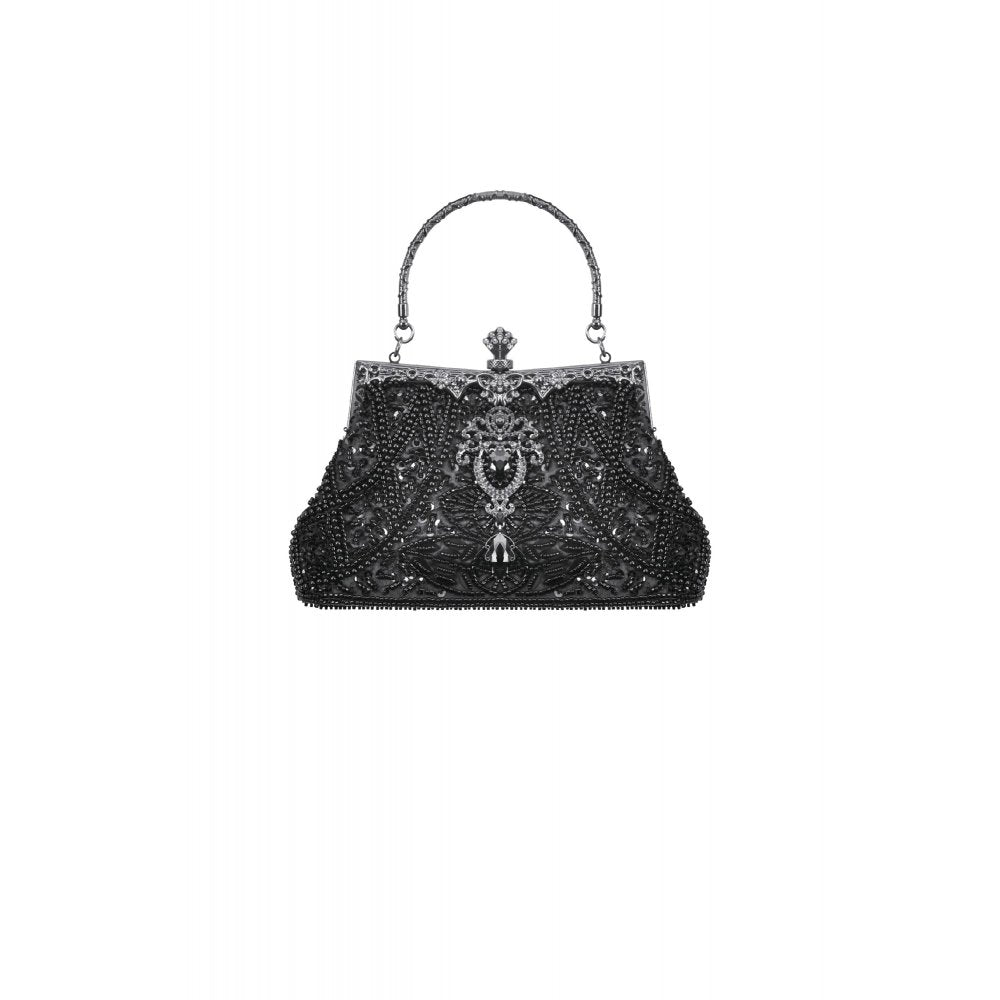 Dark In Love Celestine Gilded Evening Bag – Beaded Gothic Vintage Style