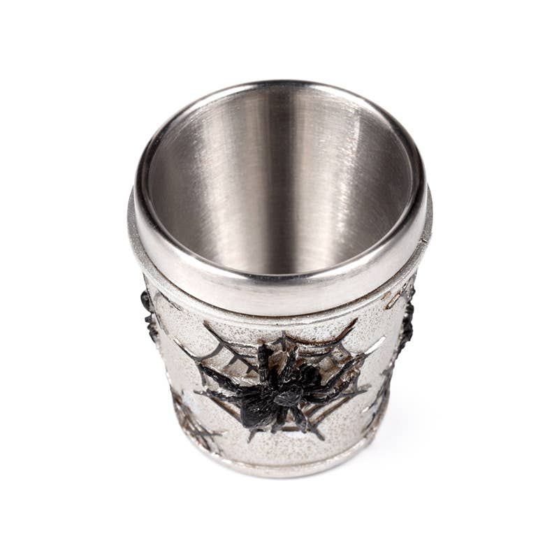 Kate's Clothing Spider Web Shot Glass – Resin and Stainless Steel