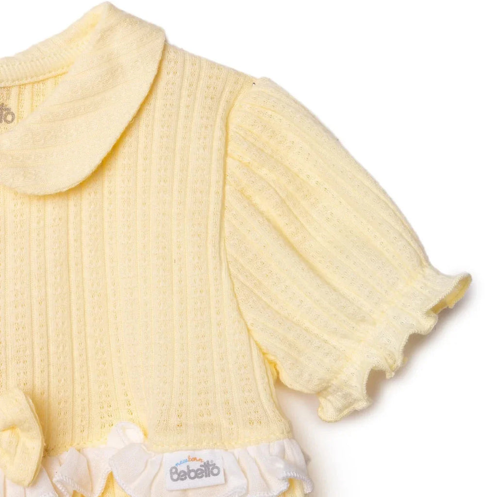 Bebetto Girls Dress - Yellow