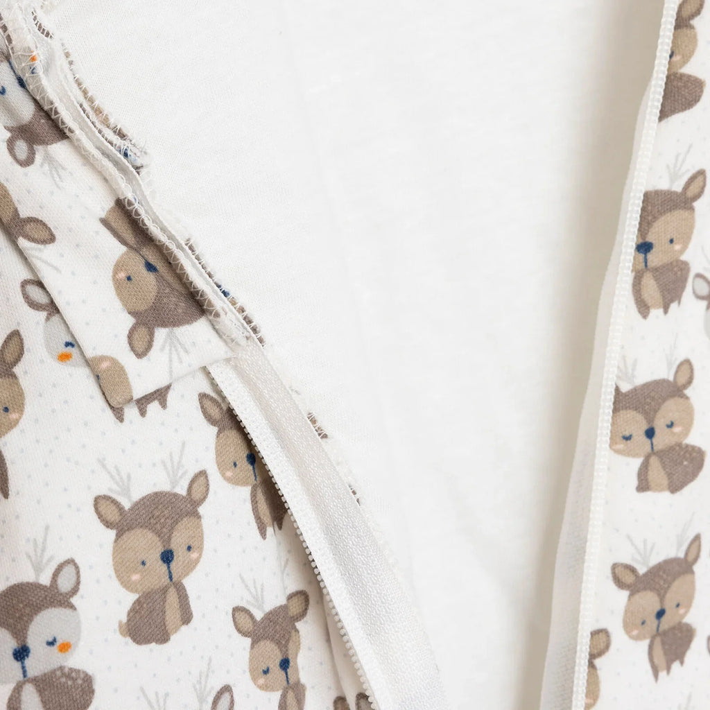 Little Plane Sleepsuit Baby Boy - Ecru