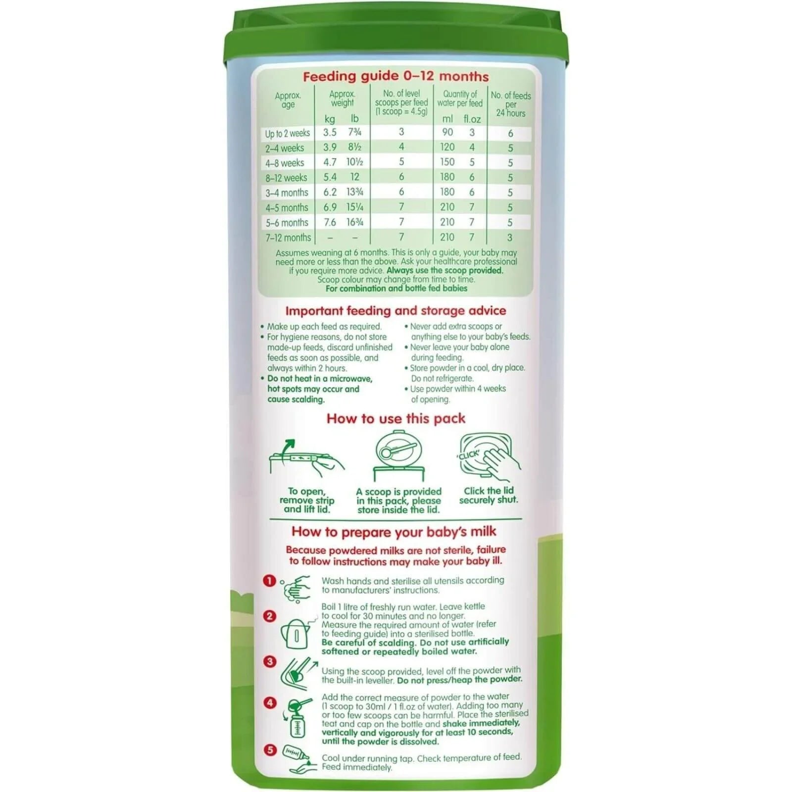 Cow & Gate 1 First Infant Milk Formula 0-6 months 800g