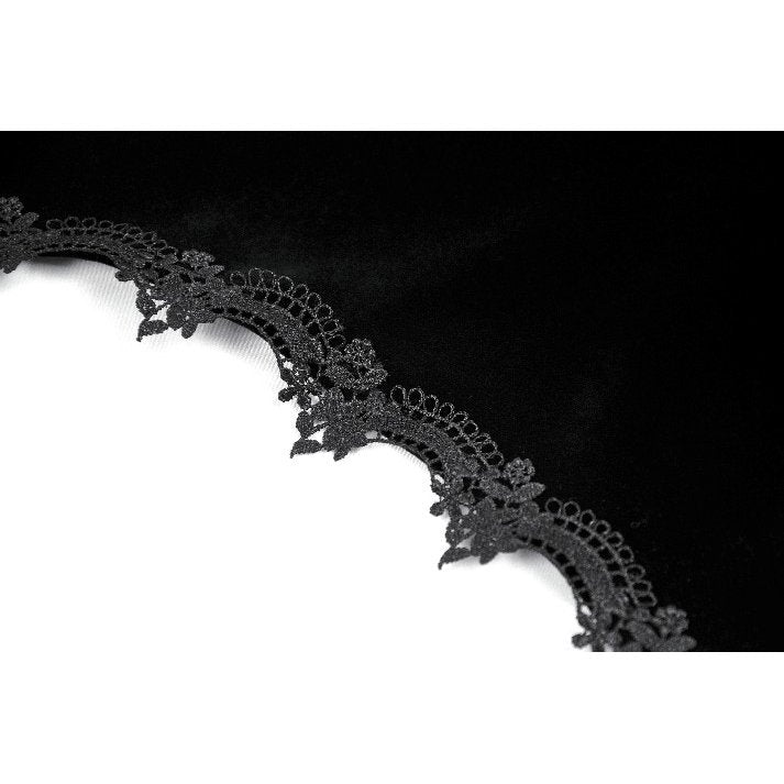 Dark in Love Erzebeth Gothic Bolero Shrug – Black Lace & Velvet