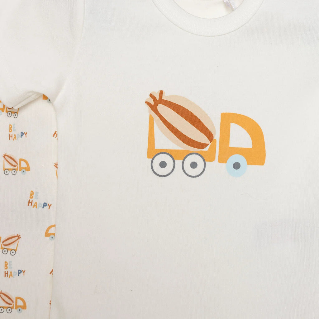 HelloBaby Boy Newborn Set 4 pcs - Dark Orange