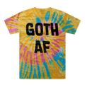 Gothic Attitude Goth AF Tie-Dye T-Shirt | 100% Cotton Unisex Tee
