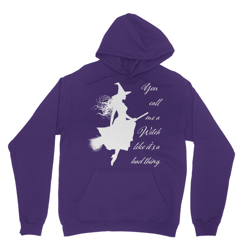 Kate's Clothing Call Me a Witch Hoodie – Unisex Cotton Gothic Sweatshirt