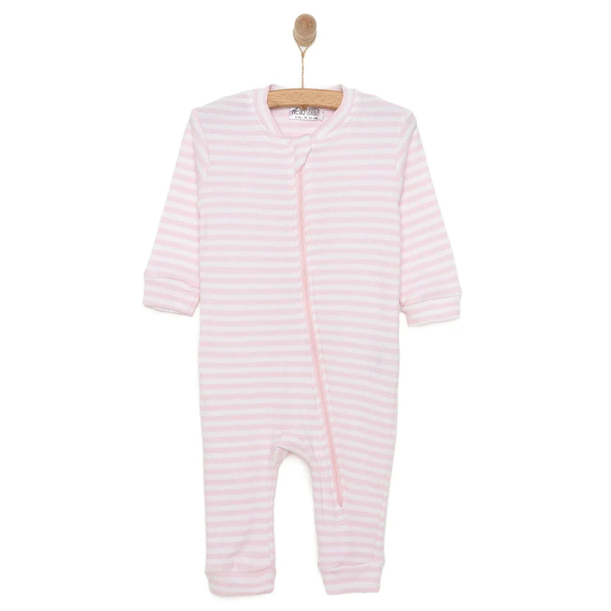 HelloBaby Newborn Footless Jumpsuit - Pink