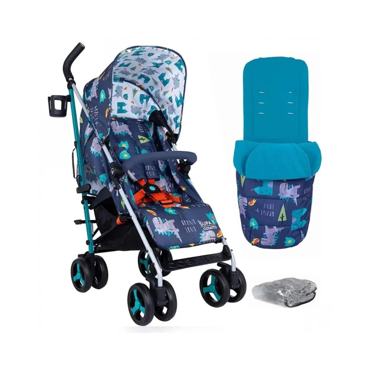 Cosatto Supa 3 Stroller - Dragon Kingdom