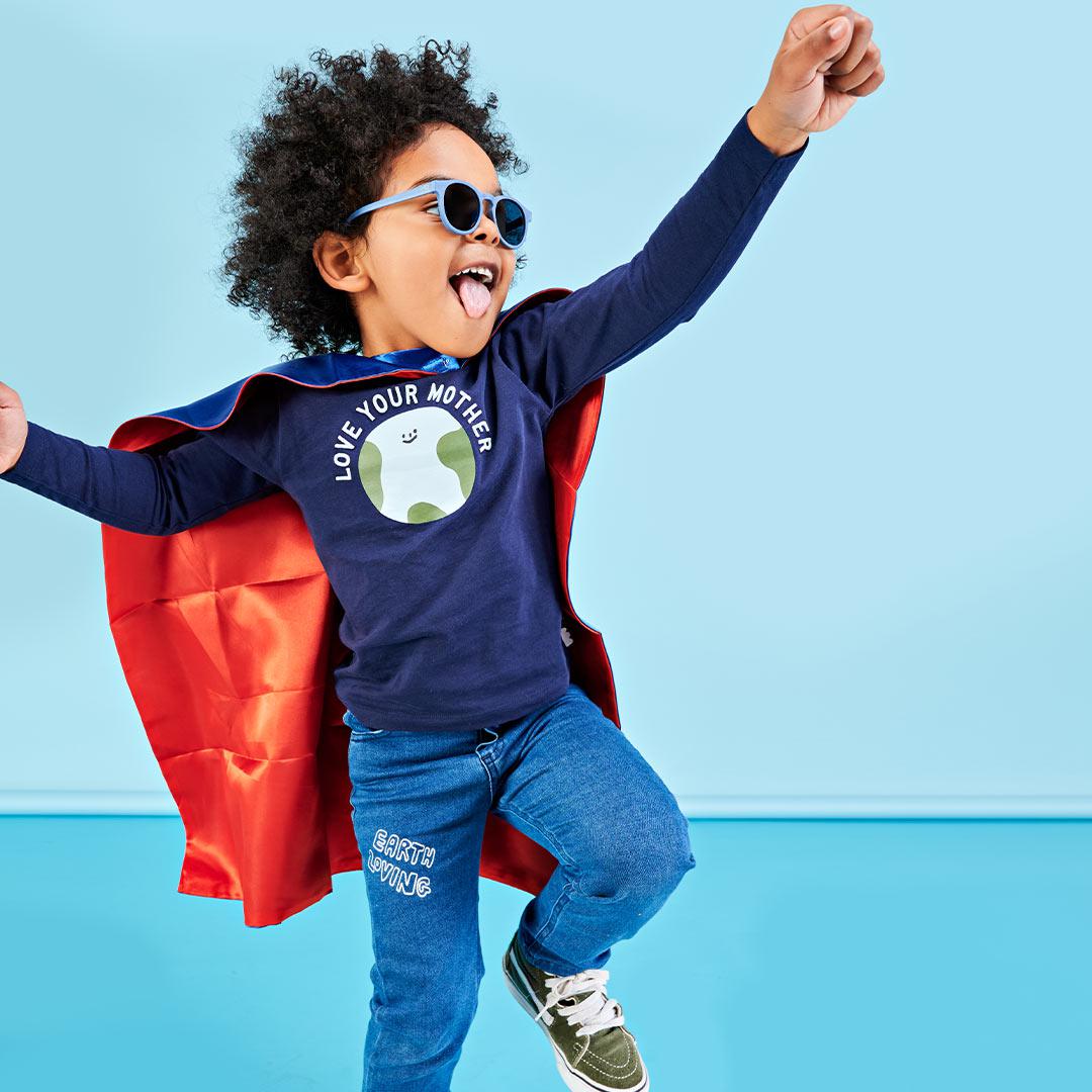Babiators Eco Keyhole Kids Sunglasses – Recycled Plastic – Pacific Blue