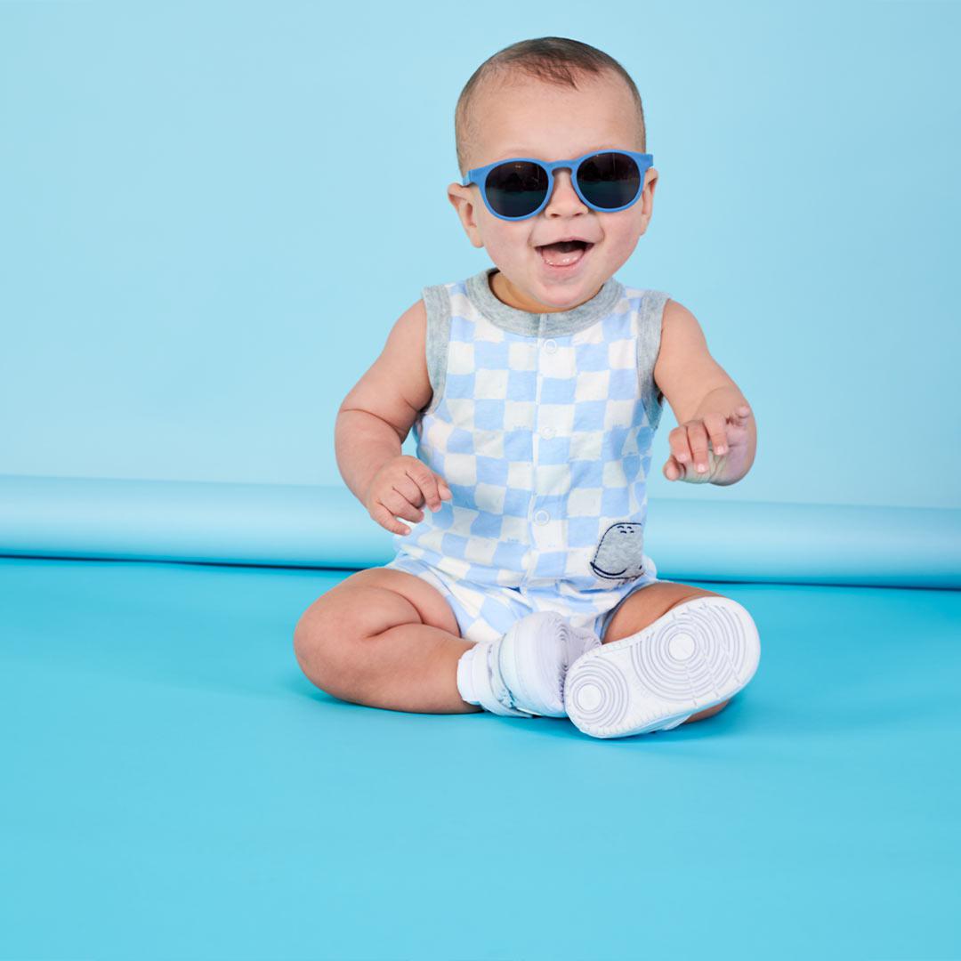 Babiators Eco Keyhole Kids Sunglasses – Recycled Plastic – Pacific Blue