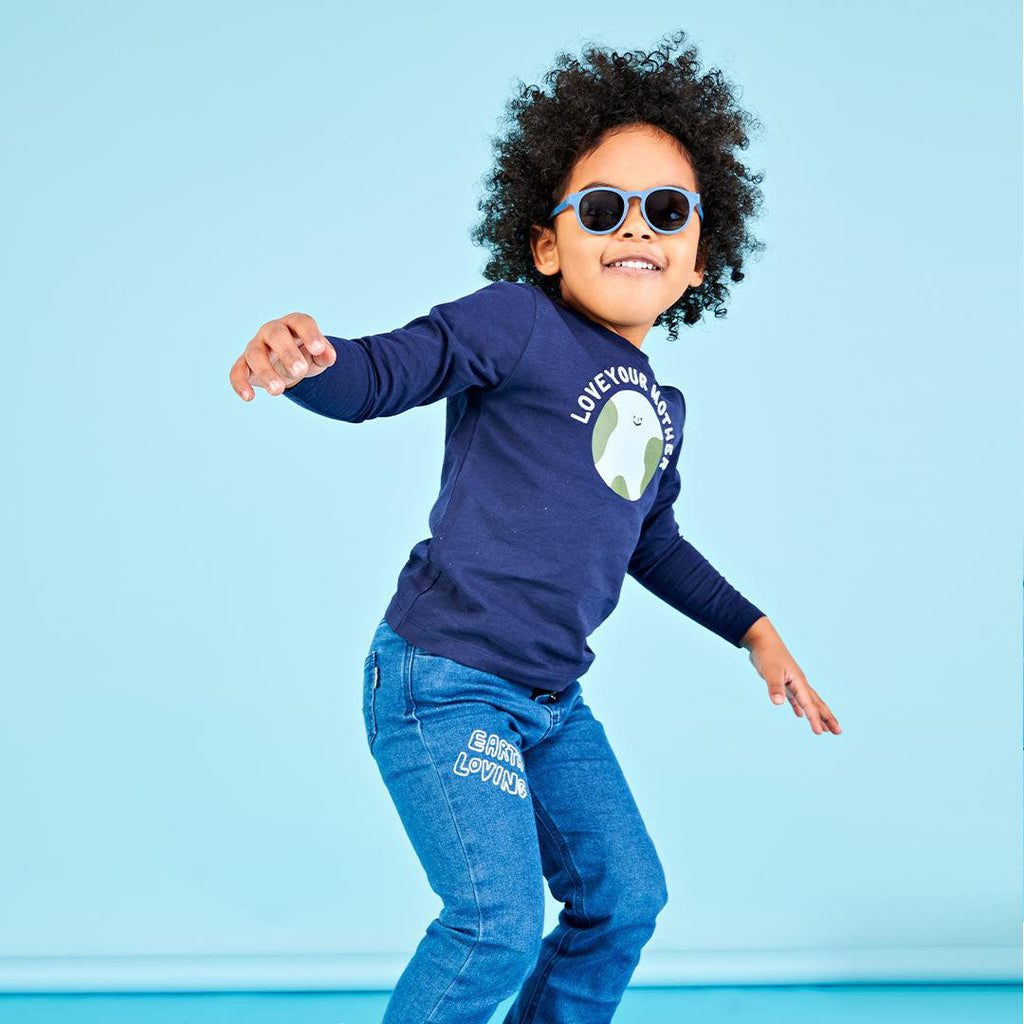 Babiators Eco Keyhole Kids Sunglasses – Recycled Plastic – Pacific Blue