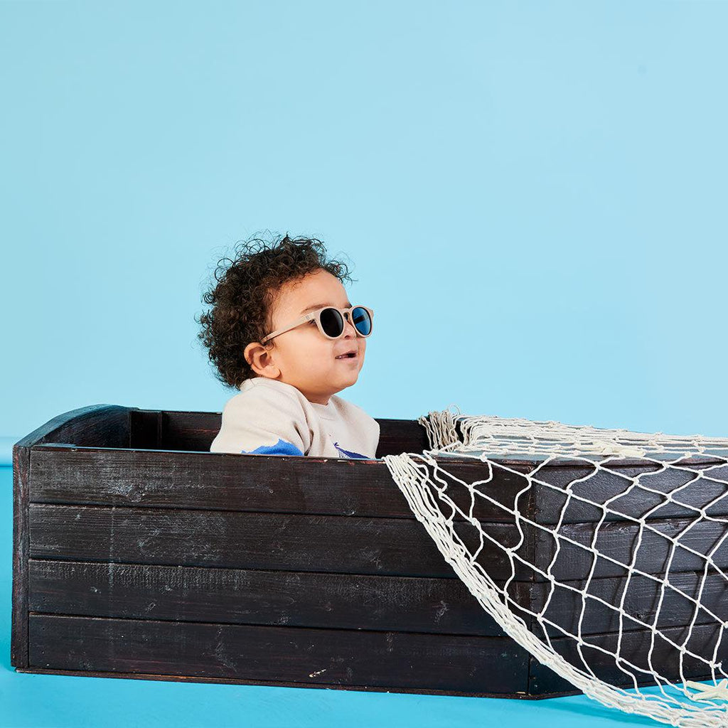 Babiators Eco Keyhole Kids Sunglasses - Recycled Plastic - Soft Sand
