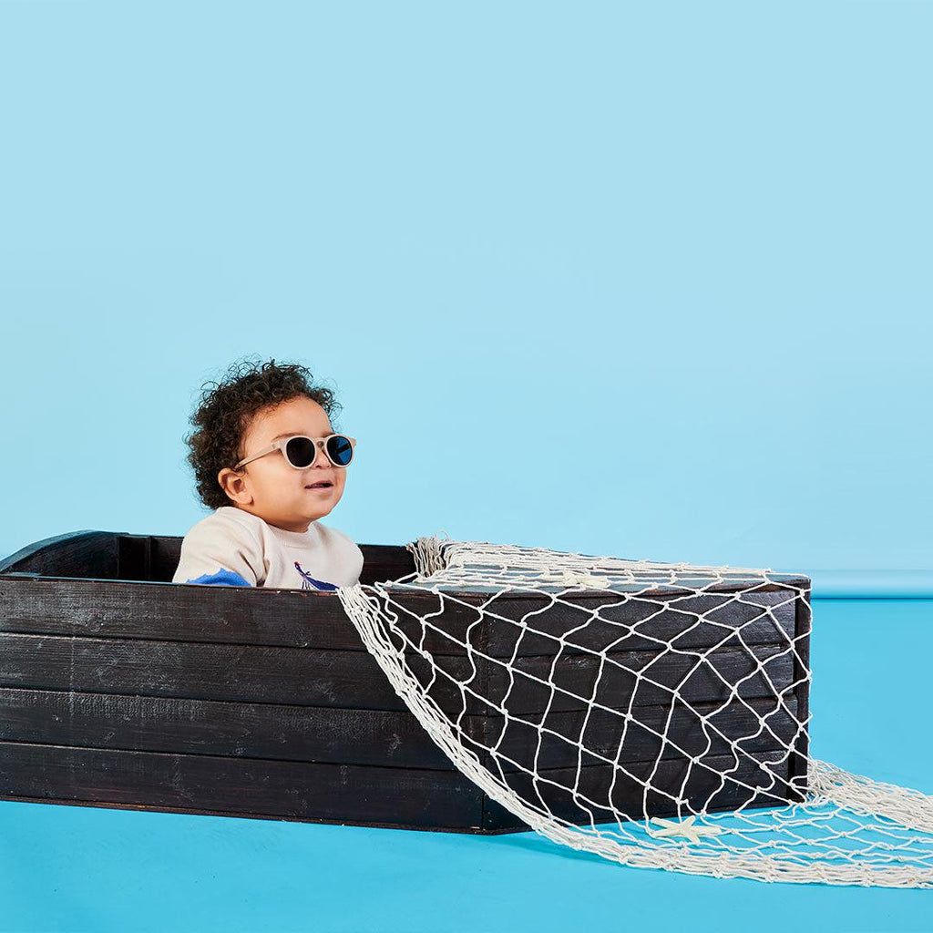 Babiators Eco Keyhole Kids Sunglasses - Recycled Plastic - Soft Sand