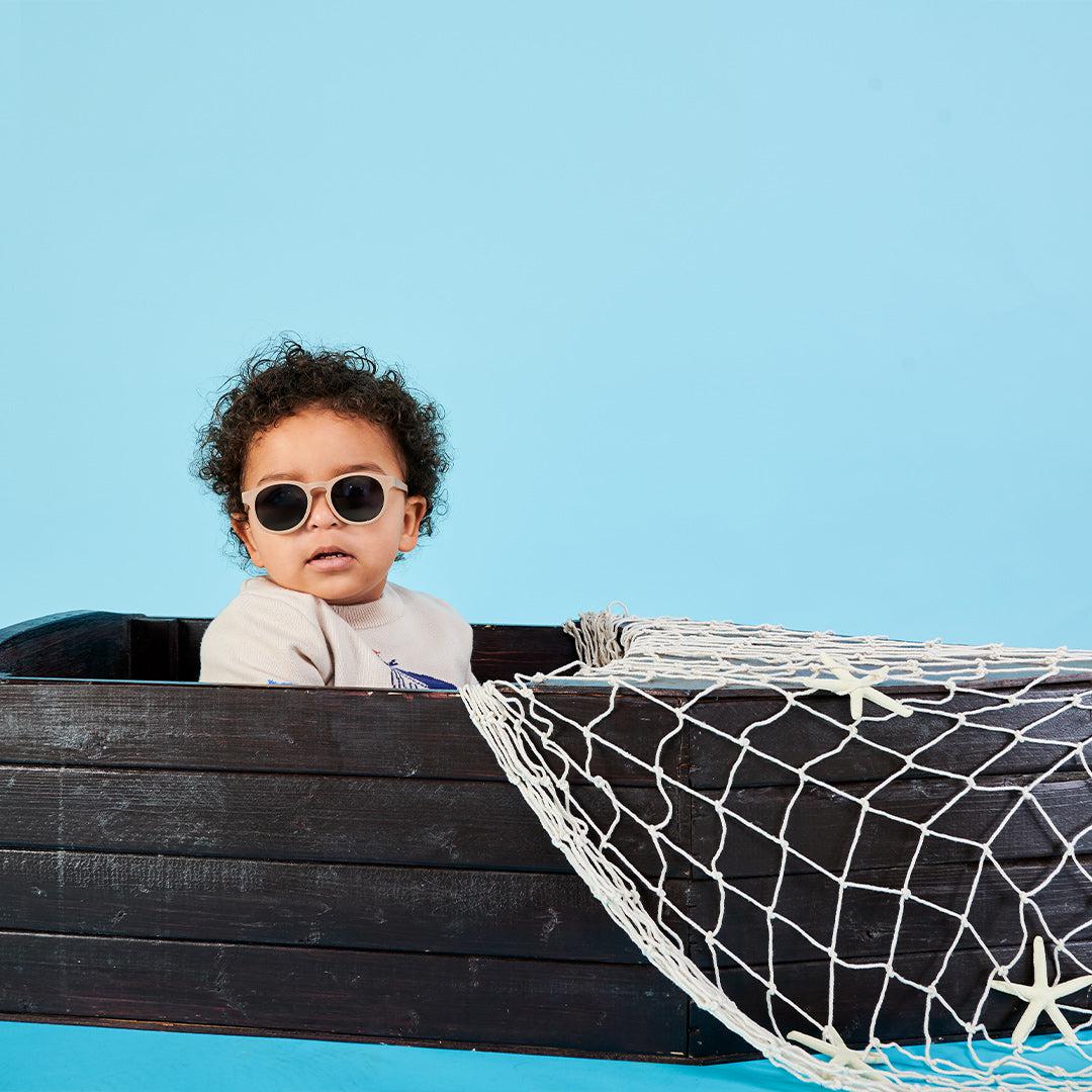 Babiators Eco Keyhole Kids Sunglasses - Recycled Plastic - Soft Sand