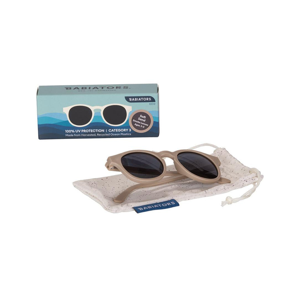 Babiators Eco Keyhole Kids Sunglasses - Recycled Plastic - Soft Sand