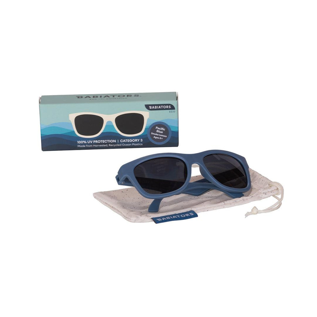 Babiators Kids Eco Navigator Sunglasses | Recycled Plastic – Pacific Blue