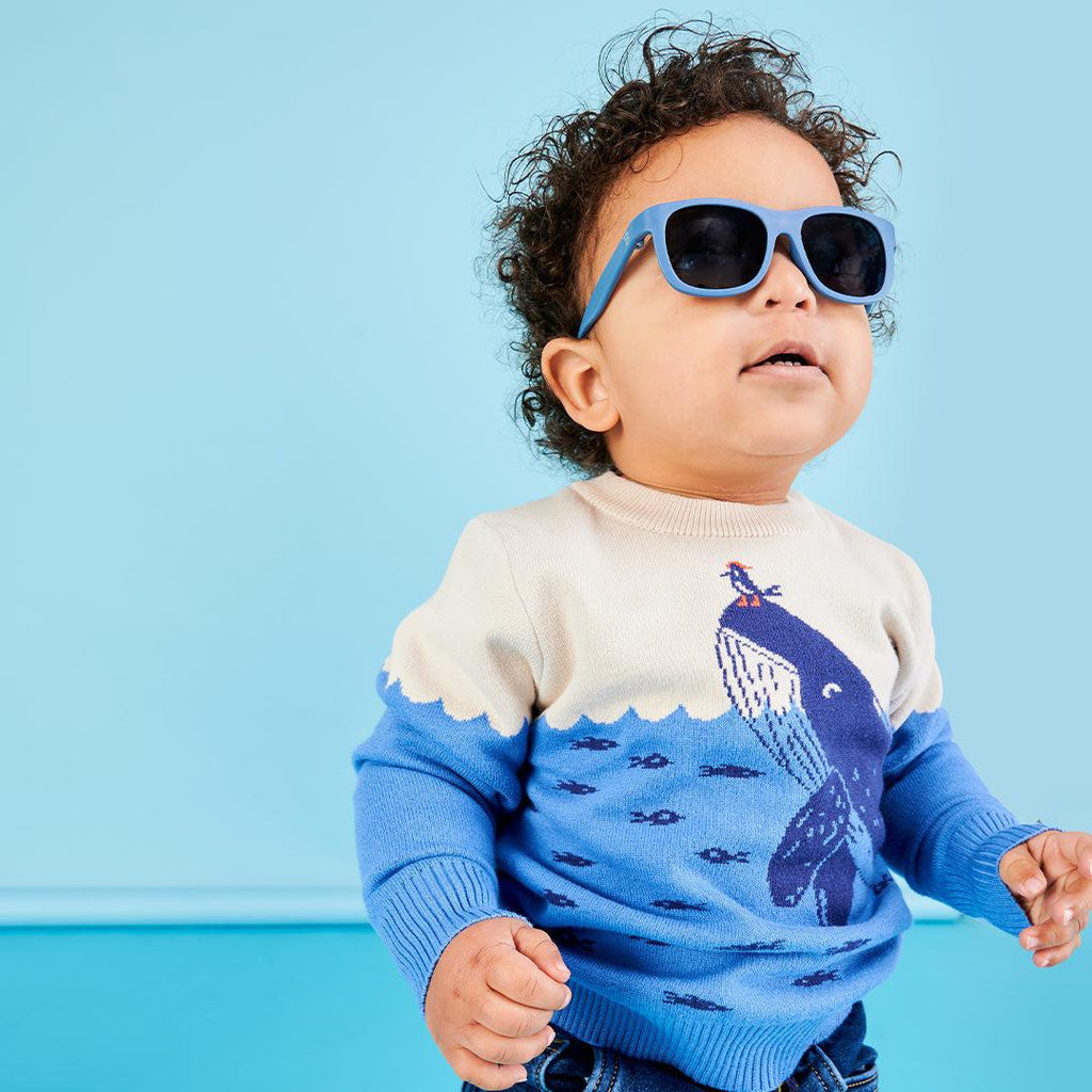 Babiators Kids Eco Navigator Sunglasses | Recycled Plastic – Pacific Blue