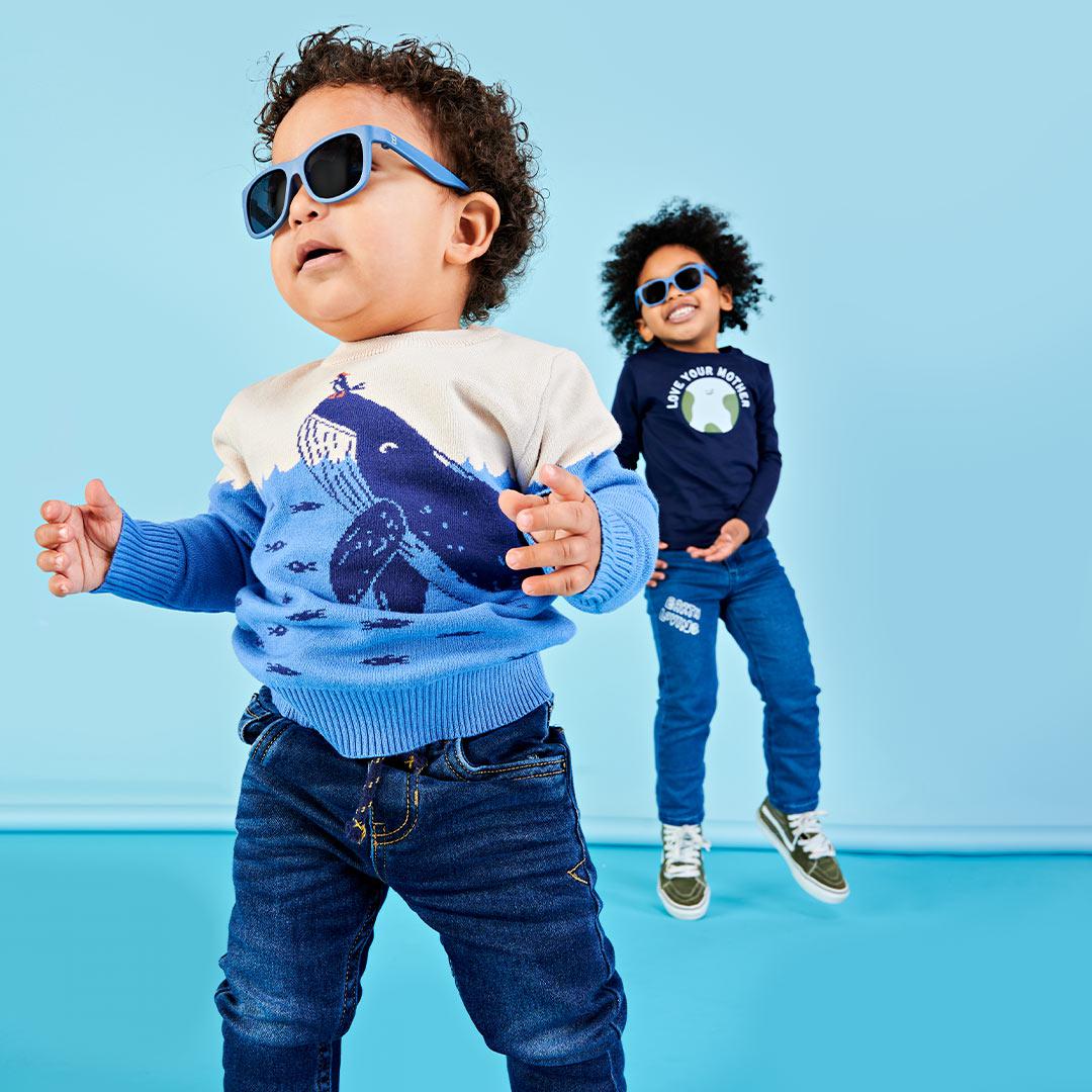 Babiators Kids Eco Navigator Sunglasses | Recycled Plastic – Pacific Blue