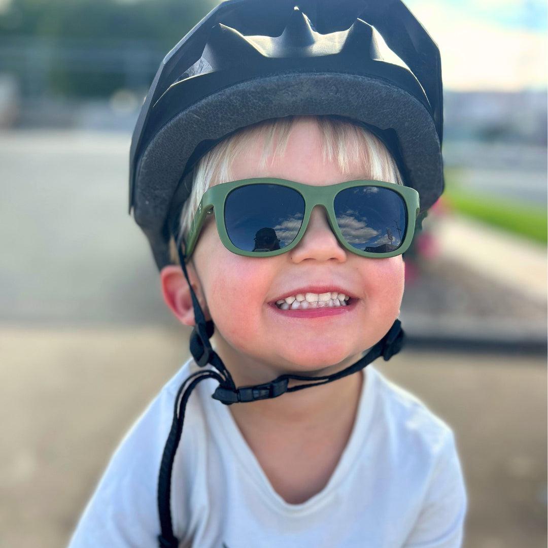Babiators Eco Navigator Kids Sunglasses | Recycled Plastic | Wild Moss