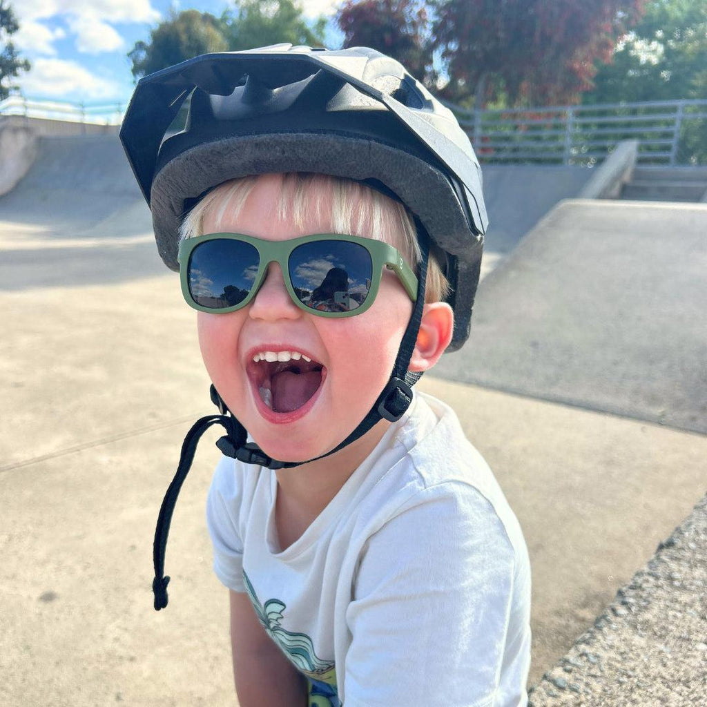Babiators Eco Navigator Kids Sunglasses | Recycled Plastic | Wild Moss