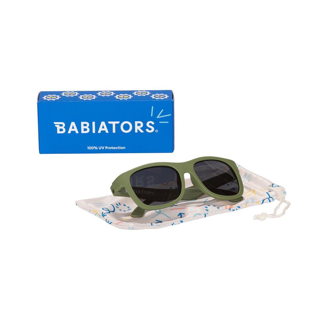 Babiators Eco Navigator Kids Sunglasses | Recycled Plastic | Wild Moss