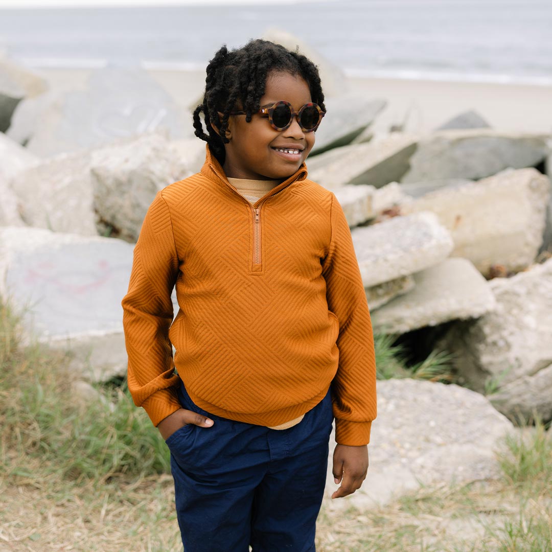 Babiators Kids Euro Round Sunglasses | Durable UV Protection - Tortoise