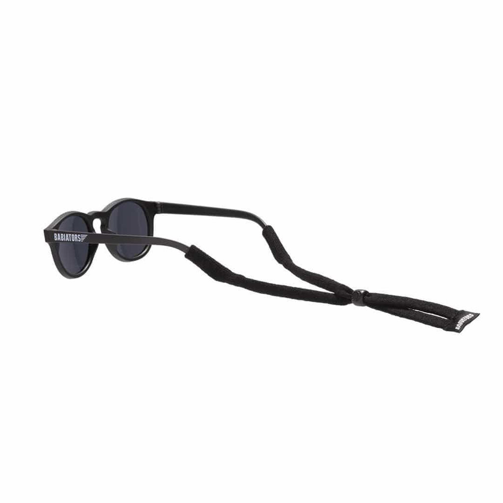 Babiators Black Fabric Strap – Adjustable Sunglasses Strap for Kids