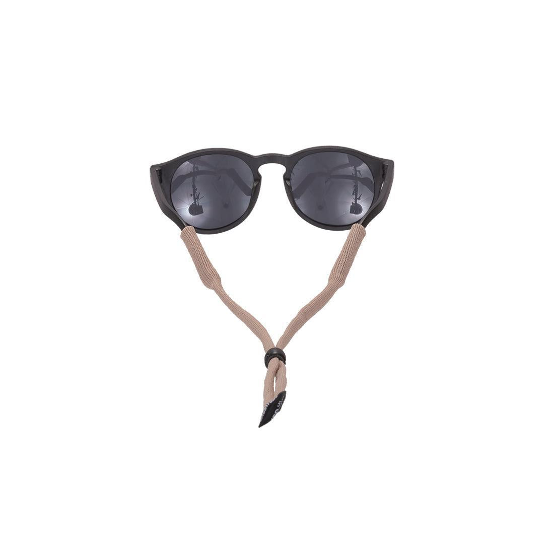 Babiators Kids Sunglasses Fabric Strap – Cocoa Cloud Adjustable Cord