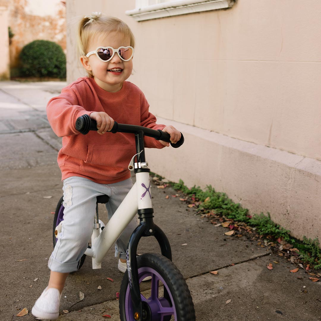 Babiators Polarised Heart Sunglasses – Kids Flexible UV Protection Cream