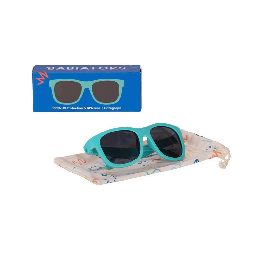 Babiators Kids Navigator Sunglasses – UV Protection – Totally Turquoise