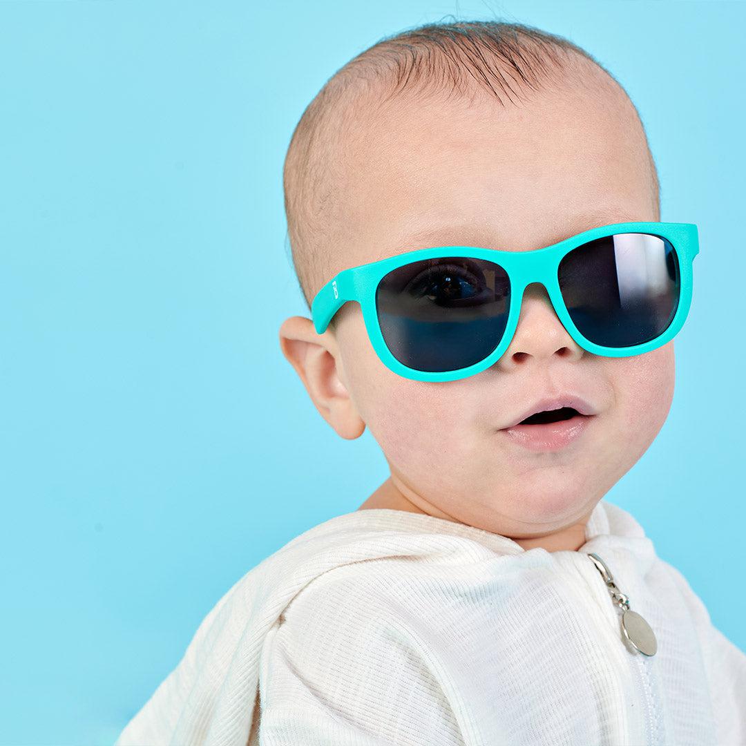 Babiators Kids Navigator Sunglasses – UV Protection – Totally Turquoise