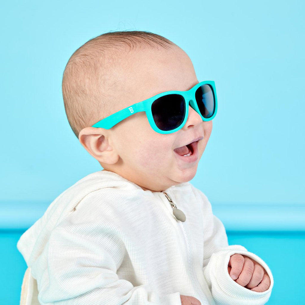 Babiators Kids Navigator Sunglasses – UV Protection – Totally Turquoise