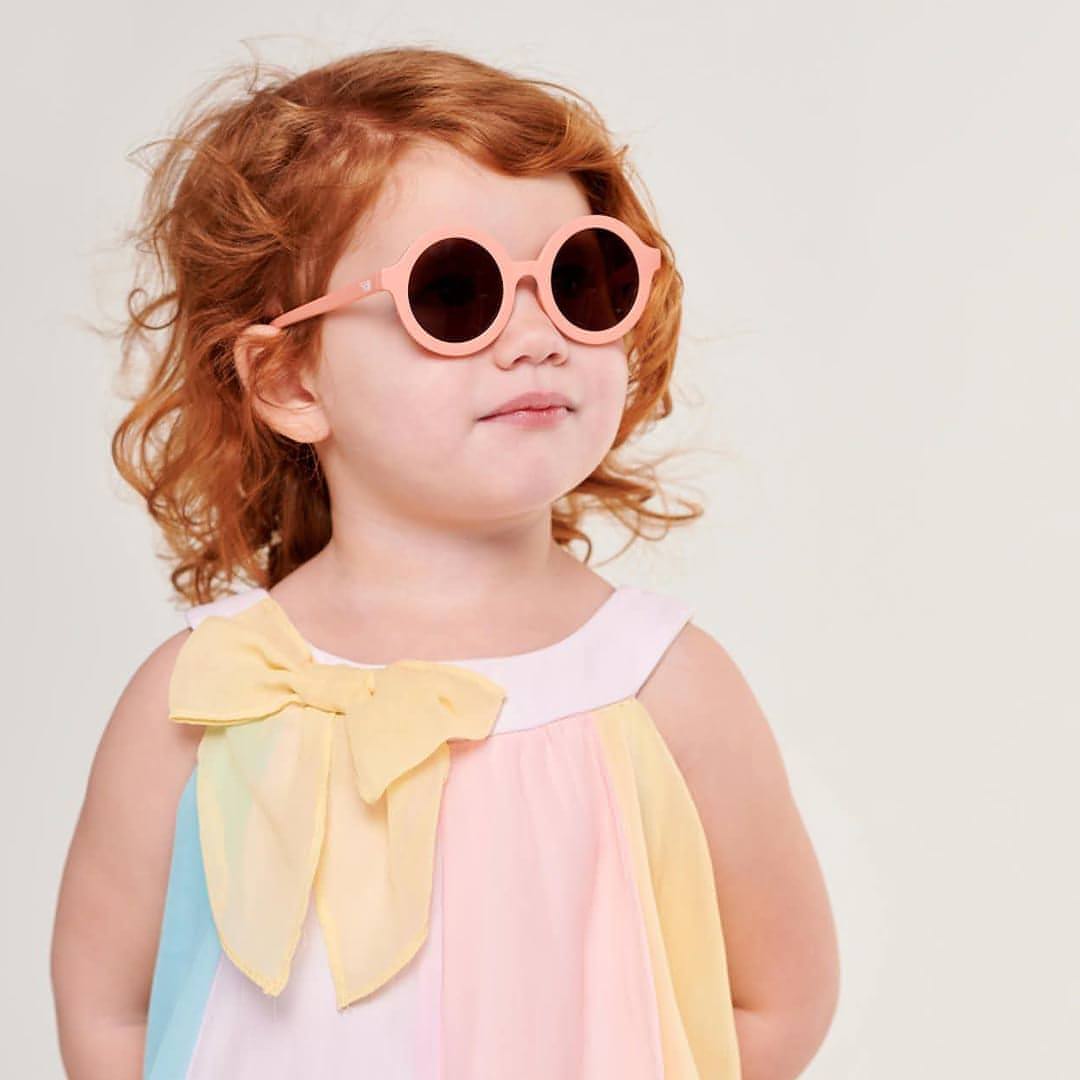 Babiators Kids Euro Round Sunglasses – Peachy Keen UV Protection