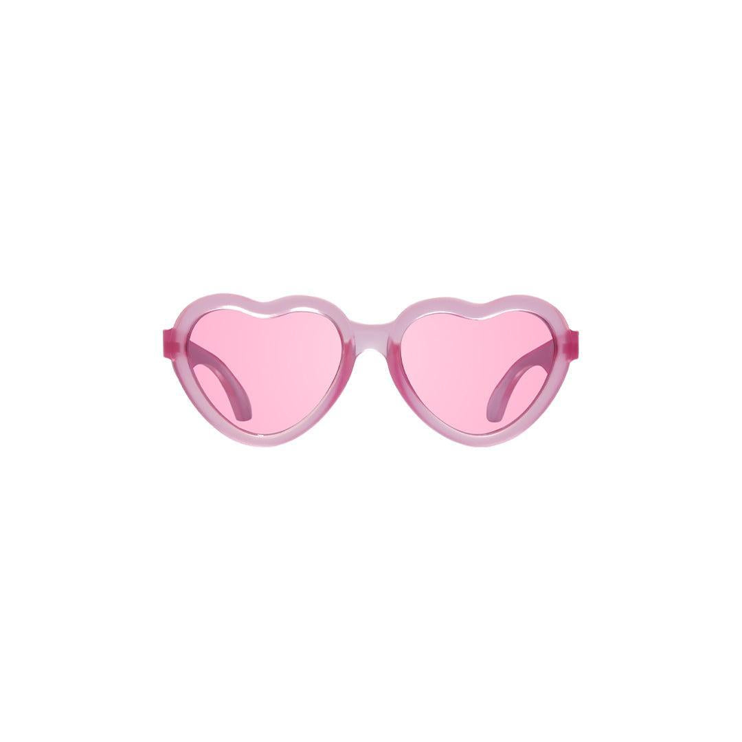 Babiators Kids Heart Sunglasses – Mirrored UV Protection in Fuchsia Haze