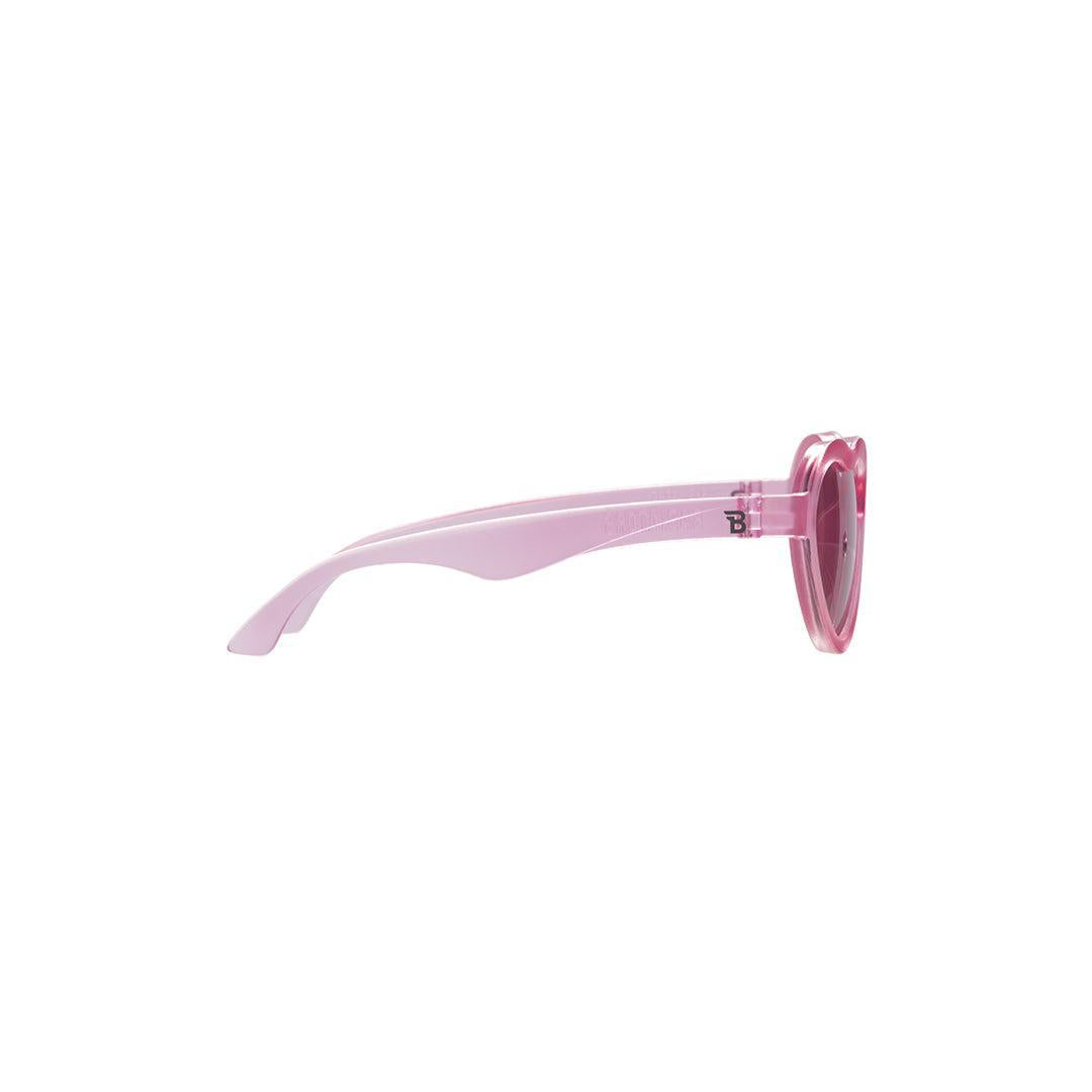 Babiators Kids Heart Sunglasses – Mirrored UV Protection in Fuchsia Haze