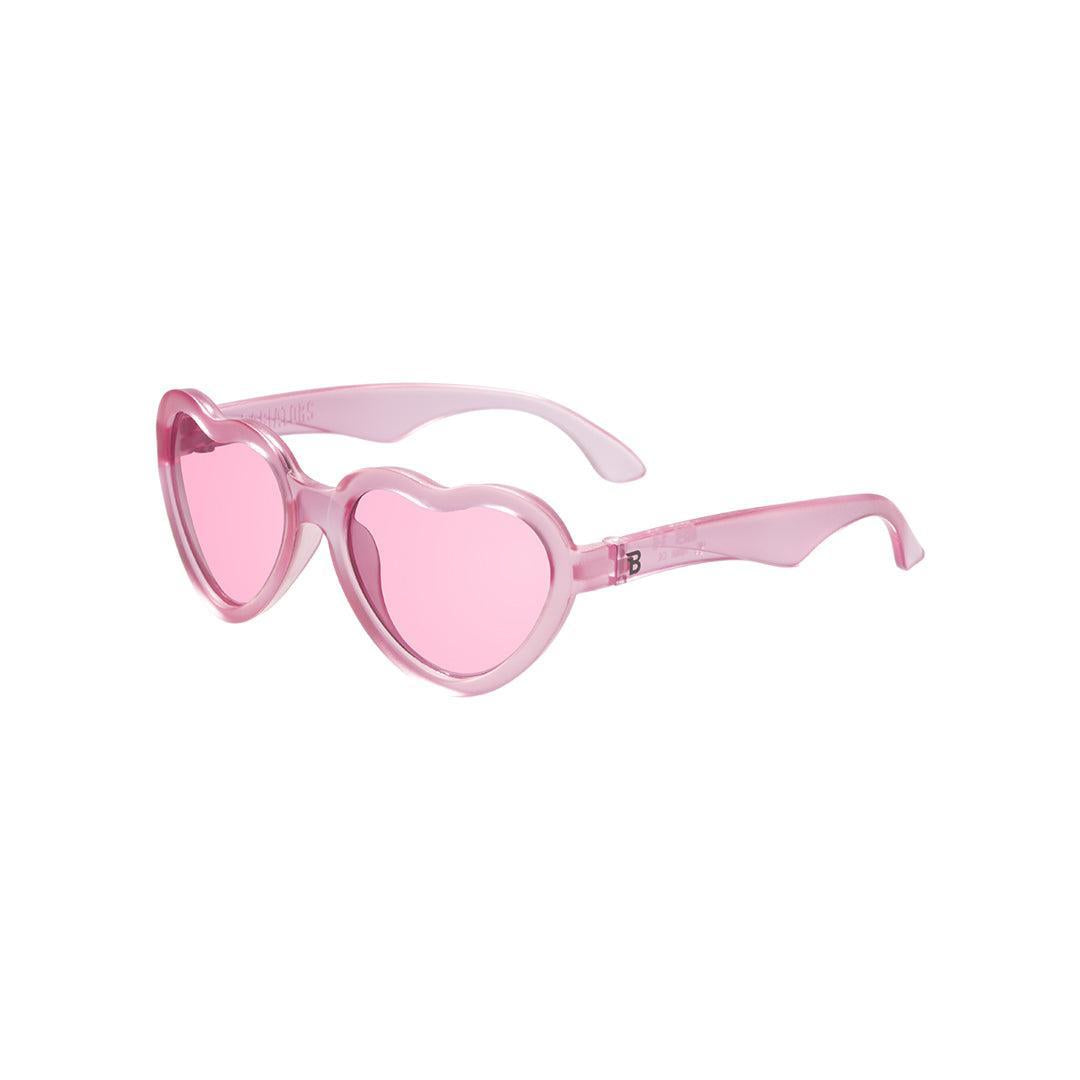 Babiators Kids Heart Sunglasses – Mirrored UV Protection in Fuchsia Haze