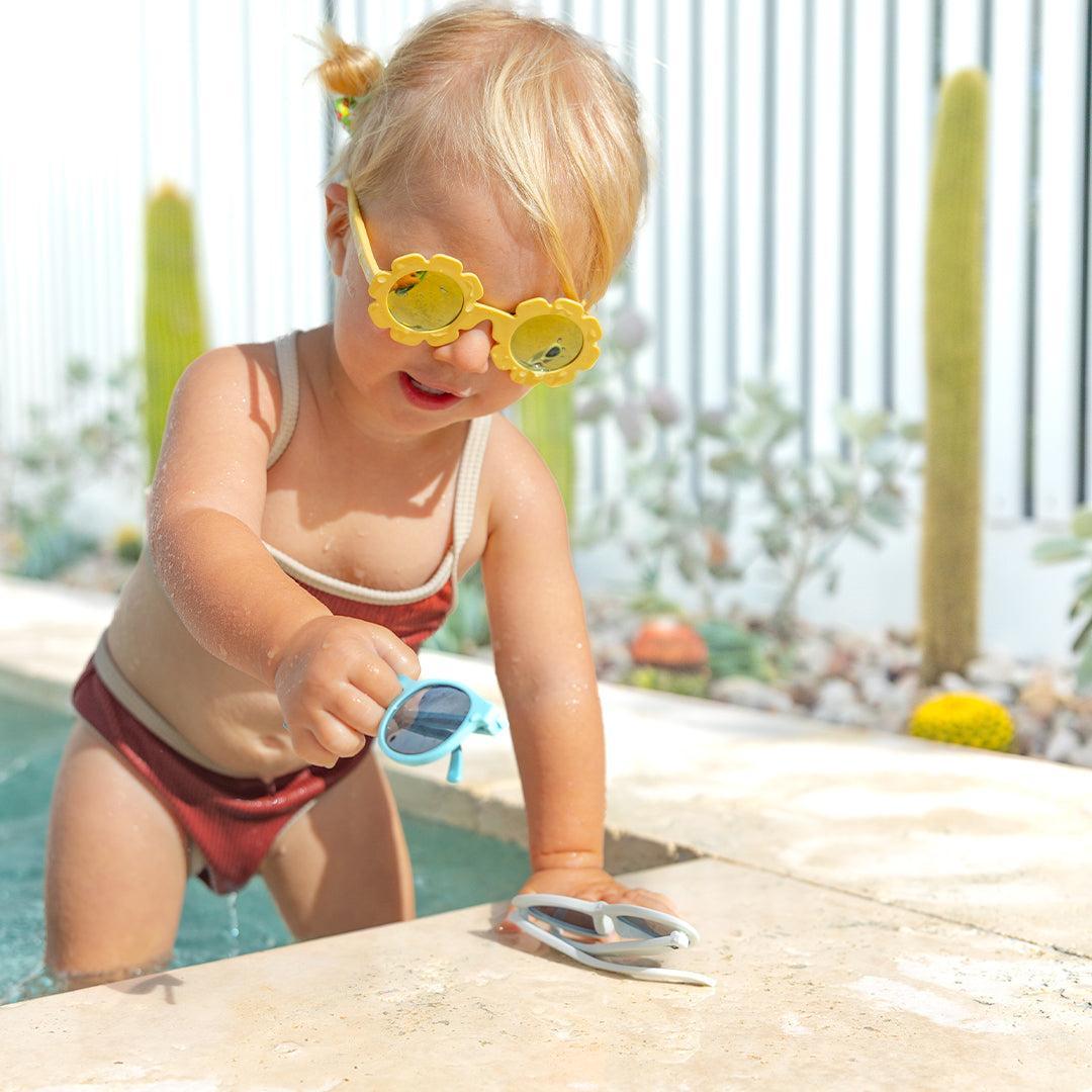 Babiators Polarised Flower Sunglasses – Kids Flexible UV Protection