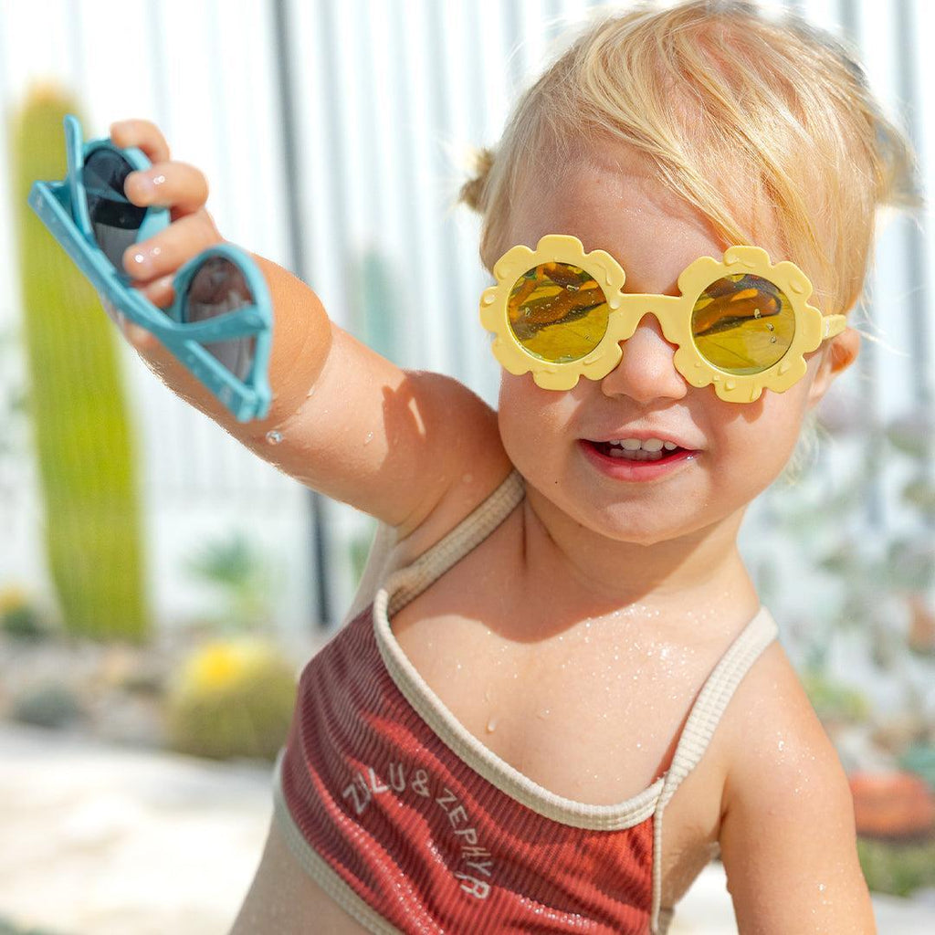 Babiators Polarised Flower Sunglasses – Kids Flexible UV Protection