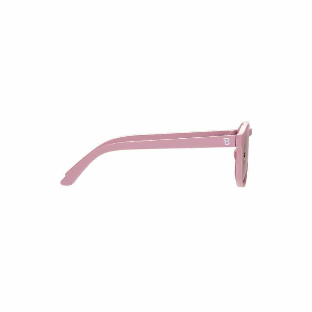 Babiators Kids Polarised Keyhole Sunglasses - Flexible Rubber - Pink