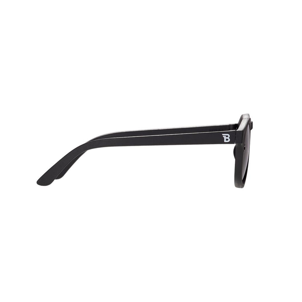 Babiators Polarised Keyhole Kids Sunglasses – Jet Black Smoke