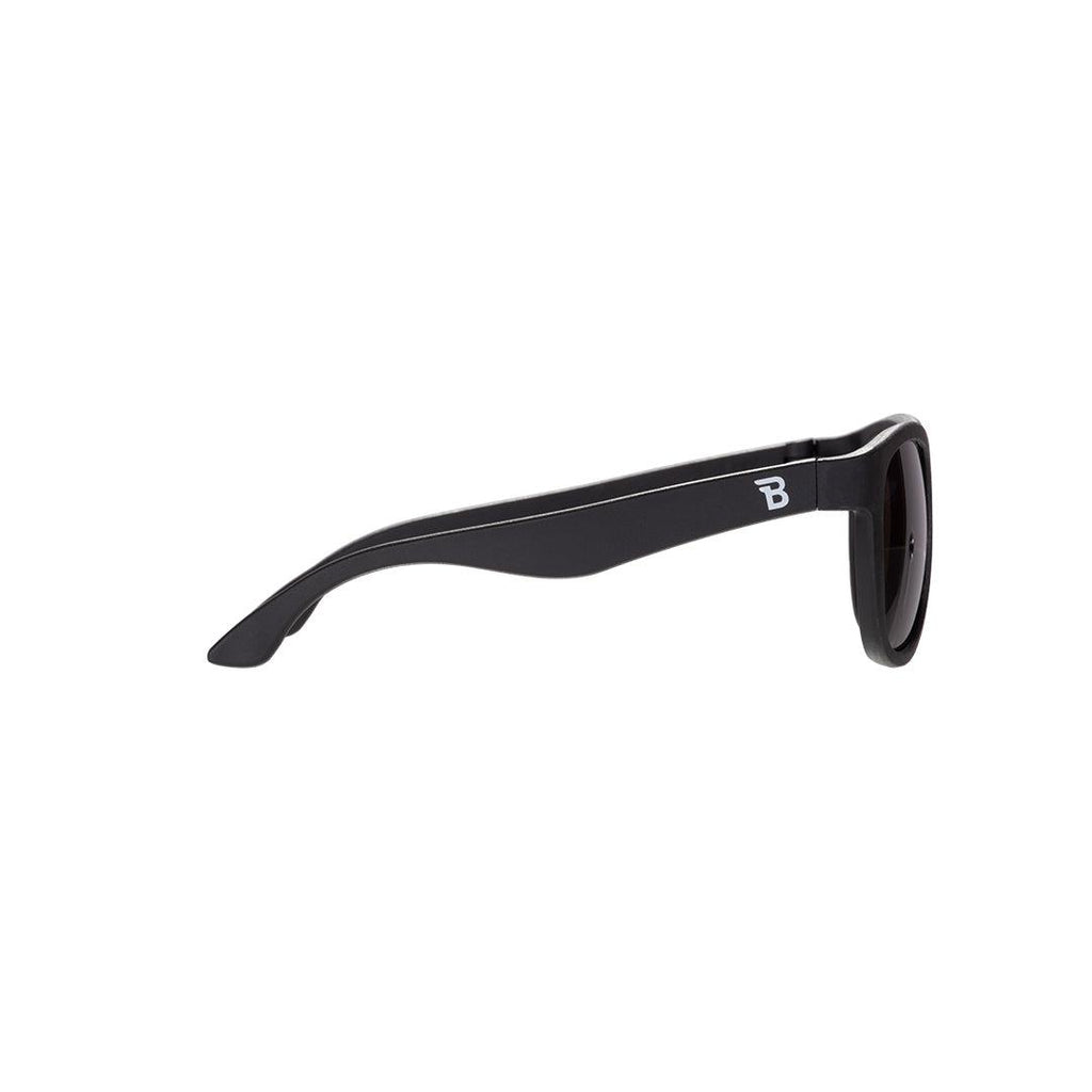 Babiators Polarised Navigator Kids Sunglasses – Jet Black Smoke Lenses