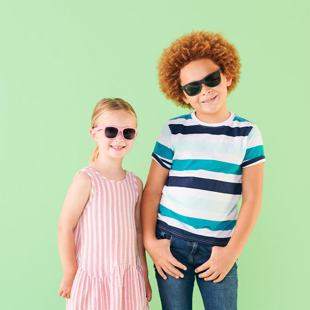 Babiators Polarised Navigator Kids Sunglasses – Jet Black Smoke Lenses