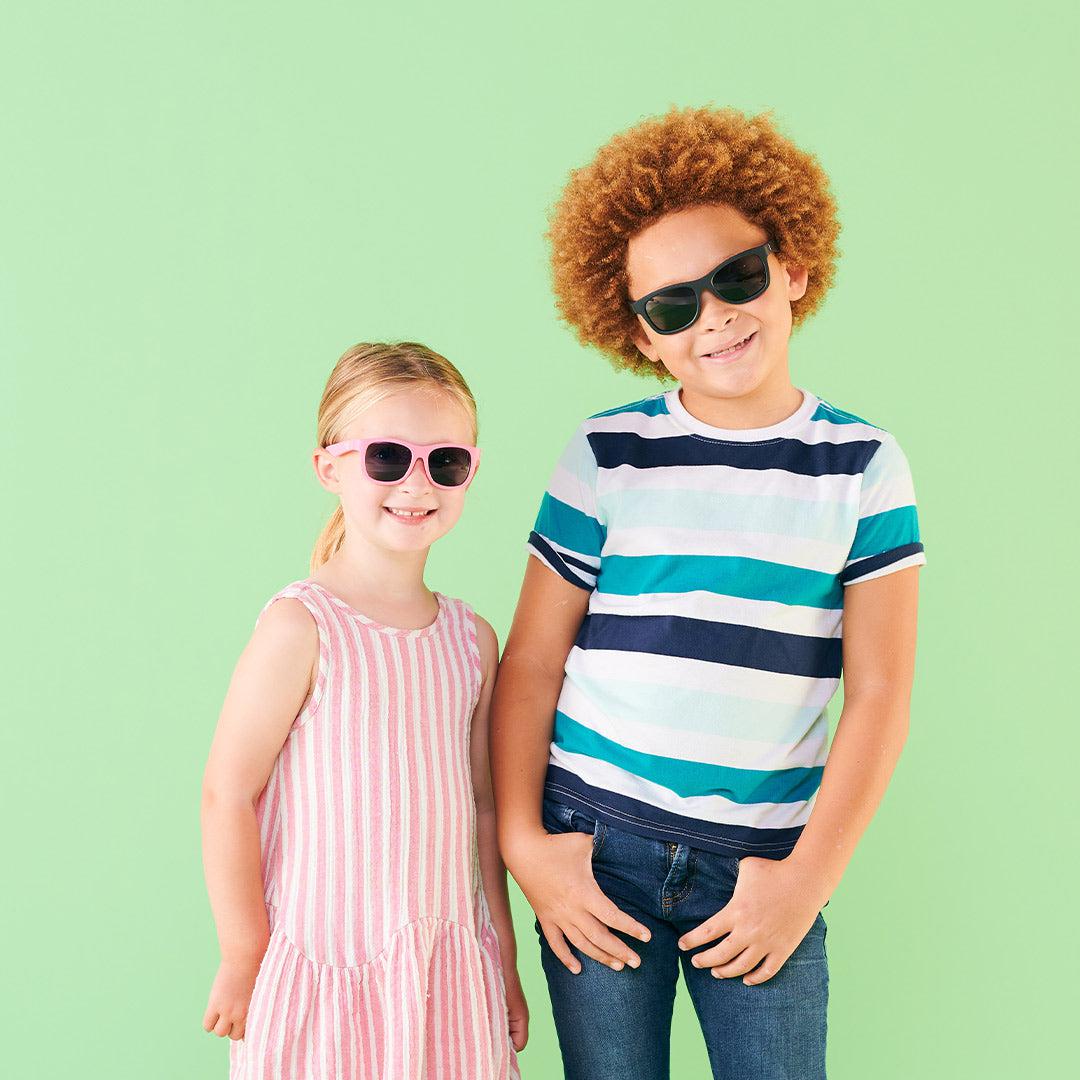Babiators Polarised Navigator Kids Sunglasses – Jet Black Smoke Lenses