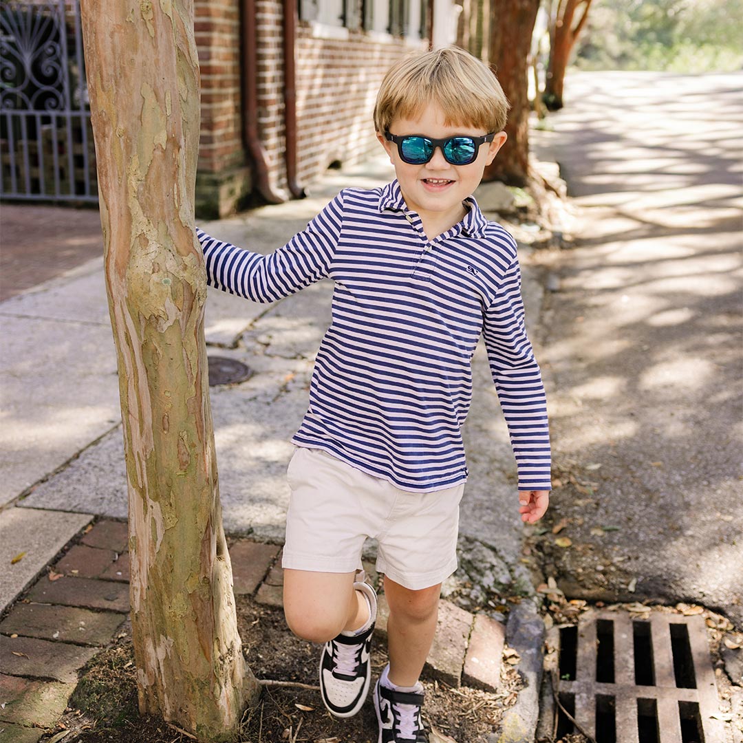 Babiators Polarised Navigator Sunglasses for Kids – Jet Black Rubber