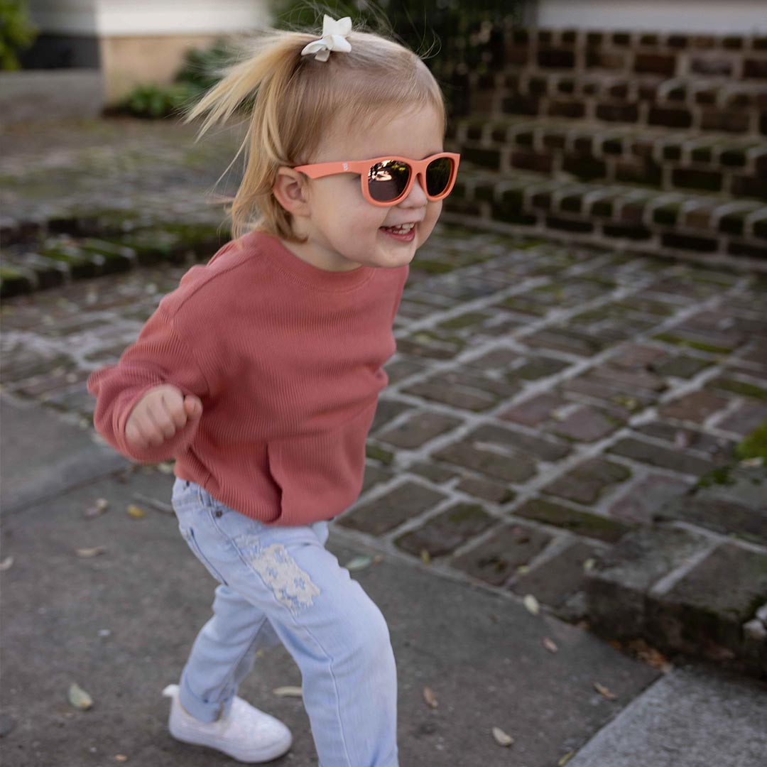 Babiators Polarised Navigator Kids Sunglasses – Perfectly Papaya
