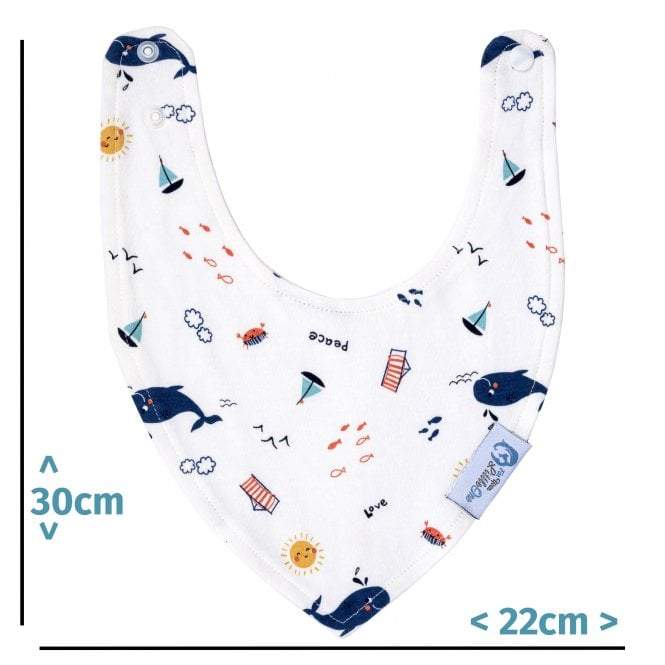 For Your Little One Baby Bandana Dribble Bibs – 8 Pack Cotton Boys