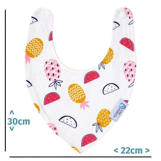 For Your Little One Baby Bandana Dribble Bibs - 8 Pack Cotton Girls