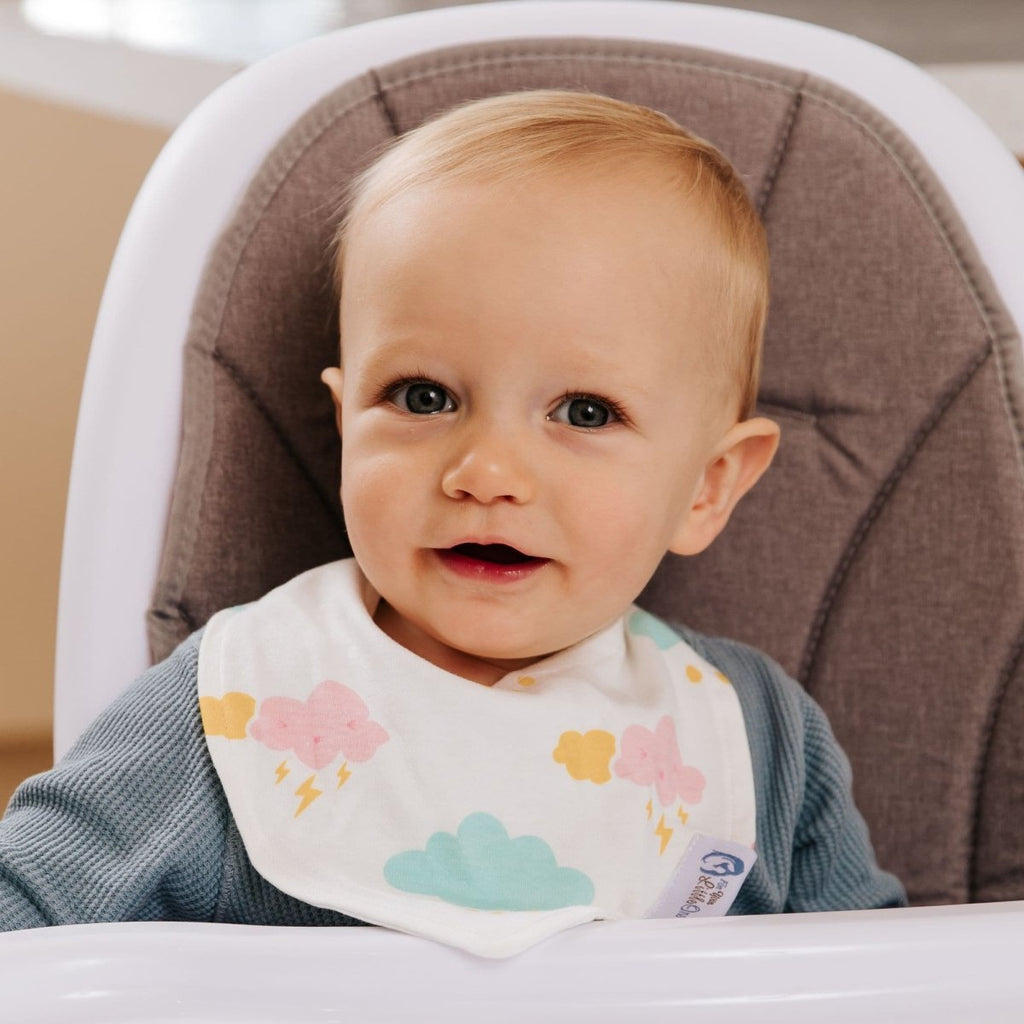 For Your Little One Baby Bandana Dribble Bibs - 8 Pack Cotton Girls