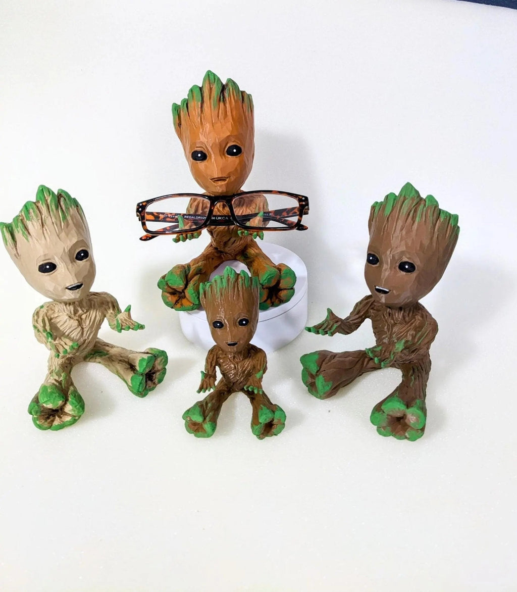 Chaddyverse Baby Groot 3D Printed Night Light – Battery Operated T-Light