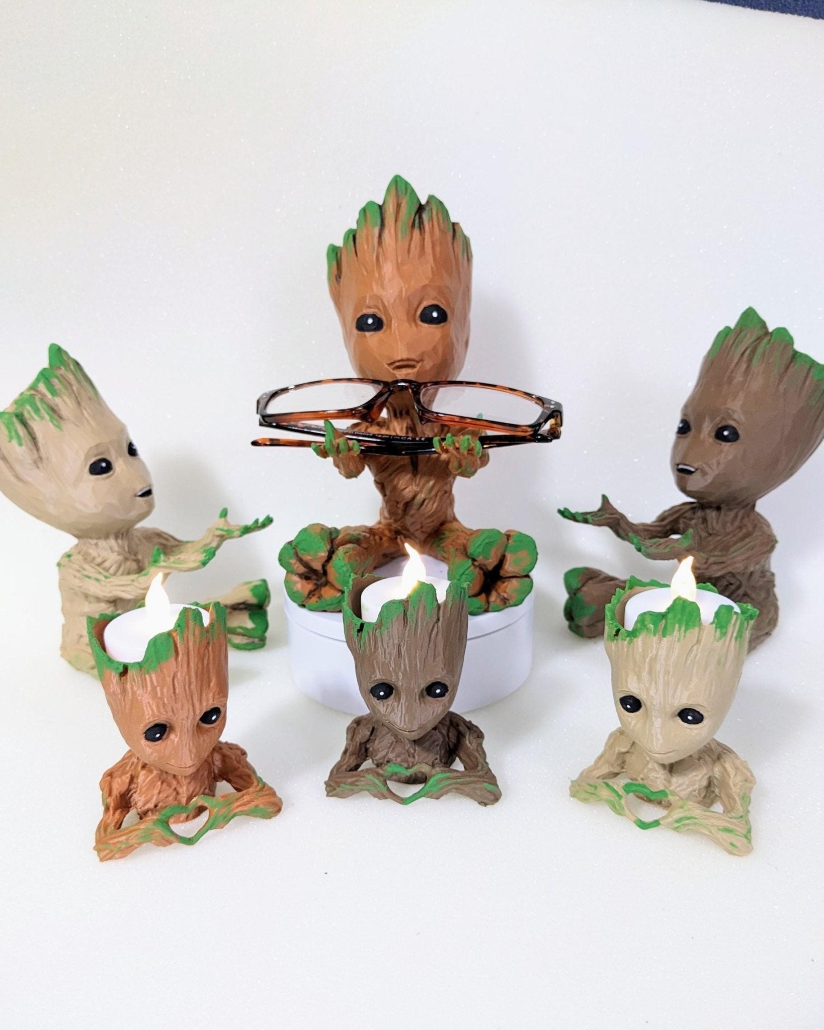 Chaddyverse Baby Groot Universal Desk Holder for Remotes and Glasses